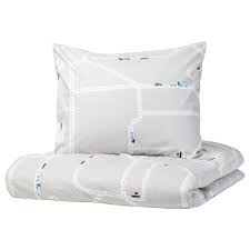 Upptag Duvet Cover And Pillowcase S Cars Roads Pattern Gray Twin Ikea Duvet Covers Quilt Cover Ikea Quilt