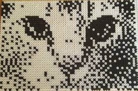 拼拼豆豆猫猫图纸猫猫小猫猫咪喵喵喵星人铲屎官最爱系列拼豆小站专注分享 拼豆图纸拼豆材料包拼豆成品