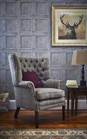 Traditional Living Rooms Harris Tweed Wingback Armchair Accent Chairs For Living Room Living Room Chairs Luxury Living Room