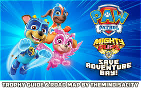 Puppy rescue patrol is waiting for its hero adventures! Paw Patrol Mighty Pups Save Adventure Bay Eu Trophy Guide Road Map Playstationtrophies Org