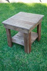 Rustic Wood End Table 101 Pallets Rustic End Tables Pallet End Tables Diy Pallet Projects