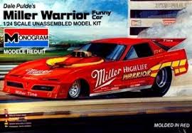 1985 Pontiac Trans Am Funny Car Miller Warrior Driven By Dan Pulde 1 24 Fs Plastic Model Kits Cars Car Humor Funny Car Drag Racing