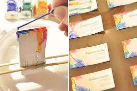 Ombre business cards | collective gen. 15 Diy Business Cards To Network With