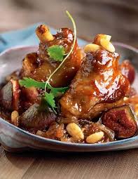 Souris D Agneau Confite Aux Figues Et Aux Amandes Recette Souris D Agneau Souris D Agneau Confite Agneau Confit
