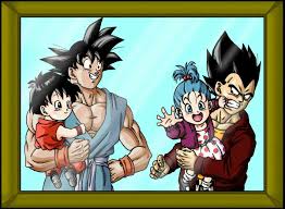 Goku Pan Vegeta Bura Anime Anime Family Dragon Ball Super