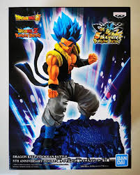 Dokkan battle, and super dragon ball heroes: Original Banpresto Dragon Ball Dokkan Battle 5th Anniversary Blue Gogeta Action Figure Figurals Model Dolls Brinquedos Aliexpress