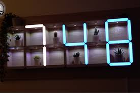It's a 3d printed clock that writes the time out on a scrap of whiteboard with a marker. How To Build A Giant Hidden Shelf Edge Clock 27 Steps With Pictures Instructables