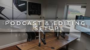 What do you think of this setup?⭐️⭐️find some of the items in this image on our amazon store *affiliate link. Ultimate Podcasting And Editing Desk Initial Set Up Youtube