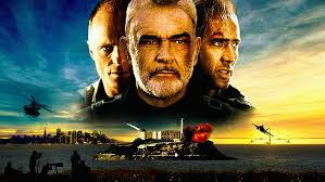 Only one man has ever broken out. Hd Wallpaper Movie The Rock Nicolas Cage Sean Connery Wallpaper Flare