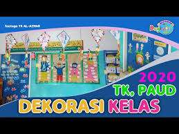 Hiasan dinding kelas tk dari kertas origami. Dekorasi Kelas Tk Paud 2020 Dugkatif Dunia Guru Dan Anak Kreatif Youtube