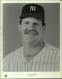 Press Photo New York Yankees baseball pitcher Tim Stoddard