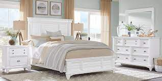 Hilton Head White 5 Pc King Panel Bedroom King Size Bedroom Furniture Sets King Size Bedroom Furniture Bedroom Panel