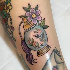Perfume Bottle Atomizer Tattoo Tattoo Ideas And Inspiration Ngxtattoo Body Art Tattoos Tattoos Perfume Bottle Tattoo