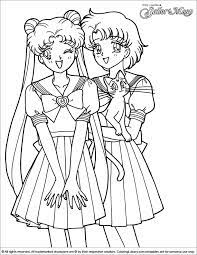 Amongst numerous benefits, it will teach color enthusiasts to focus, to develop motor skills, and to help recognize colors. Sailor Moon Colouring Page Coloring Library