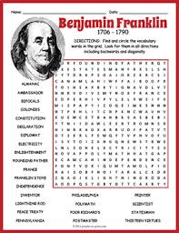Maybe you would like to learn more about one of these? Benjamin Franklin Word Search Puzzle Worksheet Activity By Puzzles To Print