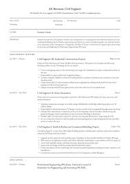 Civil Engineer Resume Writing Guide 12 Resume Templates 2020