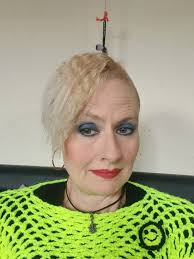 Going to an 80's themed party so crimped my hair.🙂💜