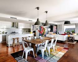 open plan kitchen living dining layouts
