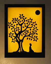 Image Result For Painting Of Buddha Under The Bodhi Tree Bodhi Tree Painting Wax Painting