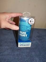 Bud Light Bluetooth Speaker Blue Beer Can Wireless Audio Speaker Bud Light Wireless Audio
