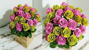 Recycling Basteln Mit Eierkarton 42 Kreative Und Umweltschonende Ideen Egg Carton Crafts Paper Flowers Egg Carton Flowers