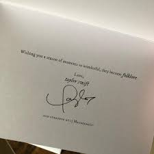 Maybe you would like to learn more about one of these? Taylor Swift News On Twitter Taylor Swift S Christmas Card She Is Sending Out To Various Media Outlets And Music Journalists Via Kylemeredith Wishing You A Season Of Moments