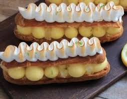 Recette Eclairs Au Citron Meringues En Video Recette Recette Citron Idee Recette Dessert Recette