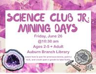 Science Club JR: Mining Days