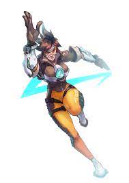 Eviart Running Tracer Been Wanting To Draw Her For So Overwatch Tracer Overwatch Drawings Tracer