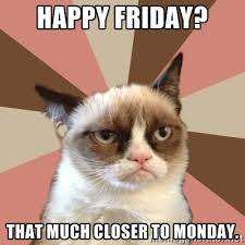 Happy Friday Cat Clipart Clipart Suggest
