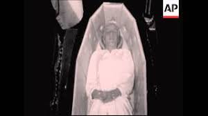 She is usually referred to as eva or evita. Synd 12 12 74 Juan And Evita Peron Bodies On Display Youtube