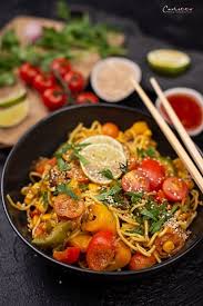 Rezept Gemusecurry Mit Eiernudeln Von Cookingcatrin Rezept Gemuse Curry Eiernudeln Rezept Hauptspeise