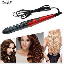 Pro Modelador De Cabelo Eletrico De Ceramica Cabelo Curler Espiral Rolos De Cabelo Curling Iron Wand Salon Ha Hair Curlers Hair Rollers Curling Iron Hairstyles