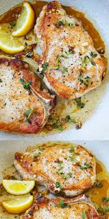 Garlic Butter Pork Chops Easy Skillet Pork Chops Seared With Garlic Butter Thyme Juicy Tender And Flav Pork Chop Dinner Healthy Pork Chop Recipes Recipes