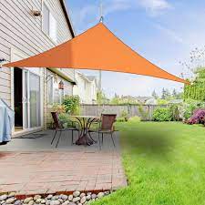 Available in many different shapes and sizes, Garden Sun Sail Shade Awning Canopy Triangle Sun Cover Patio Sunscreen 5m Orange Ebay