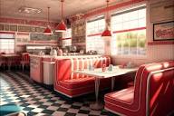 American diner interior | Pictures of food • Foodiesfeed • Food ...