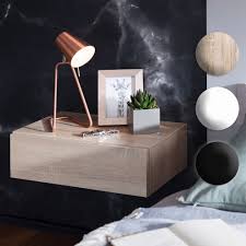 Alte schubladen sollten sie nicht mit der kommode wegwerfen. Finebuy Nachtkonsole Night Fur Wandmontage 46x15x30cm Nachttisch Holz Wandregal Mit Schublade Nachtschrank Wandboard Fur