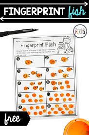 With a parent, search online or in a book to discover what group your fingerprints fall into. Fingerprint Fish Number Activity Playdough To Plato