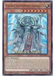 This page notes details of ehther the heavenly monarch (light/fairy/effect monster) : Ehther Der Himmelsmonarch Trader Online De Magic Yu Gi Oh Trading Card Online Shop Fur Einzelkarten Booster Und Zubehor