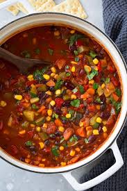 Super simple healthy crockpot chili recipe. Vegetarian Chili Healthy And Packed With Flavor Cooking Classy