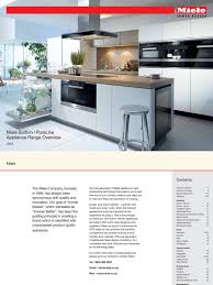 A violent steam explosion may result. 8630 Miele Built In Brochure 2013 Pureline 2 Oven Kitchen Stove