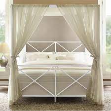 Maybe you would like to learn more about one of these? Dhp Rosedale Modern Romance Metal Queen Canopy Bed In White 4068139