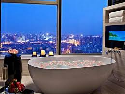 The romantic bathroom indeed have exclusivity of use because such kind is usually installed adjacent or inside the master bedroom. 22 Sensual Valentines Day Ideas Romantic Bathroom And Tub Decorating