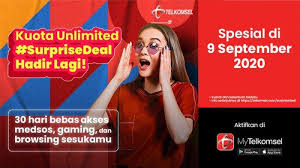 You are only eligible to use the voice, sms or data inclusions during the designated validity period for each package. Promo Telkomsel Kuota Internet Unlimited Surprise Deal Hingga 160 Gb Mulai Rp 100 000 Cuma Hari Ini Tribun Pontianak