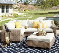 Choose from wicker, wood and metal outdoor sofas and loveseats in an array of styles and colors. Rattan Wicker Furniture Pottery Barn