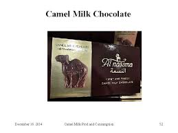 While camel milk won't likely be battling for shelf space with cow's milk in the dairy section of your local supermarket any time soon, it is becoming a hot commodity. The Camel Milk Younas M 1 K Ishaq