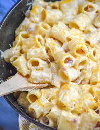 Creamy Cheesy Riggis Pasta With Ham 4 Sons R Us Recipe Ham Pasta Pork Recipes Pasta Dishes