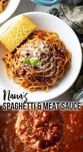 Nana S Best Meat Sauce With Spaghetti Recipe A Spicy Perspective Homemade Meat Sauce Pasta Sauce Homemade Spaghetti Sauce Recipe