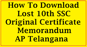 Sorry, but i have to say that it's not dictionary responsibility and you can use list<t> instead. How To Download Lost 10th Ssc Original Certificate Memorandum Ap Telangana Ap Telangana Tet Trt Dsc Jobs Notification Study Material Download Apply Online