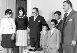 nasser with his children 1965 egypt history gamal abdel nasser president of egypt